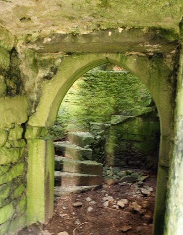 Ballinahinch Castle: Arched doorway leading to spiral stairs | Joseph Lennon
