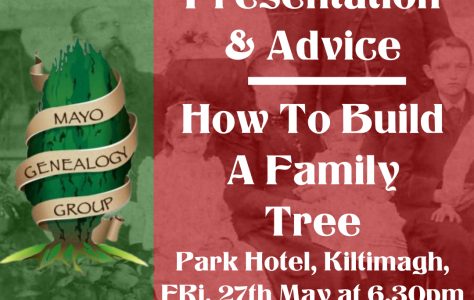 DNA: Presentation and Advice, How to build a family tree, Friday 27th May 2022