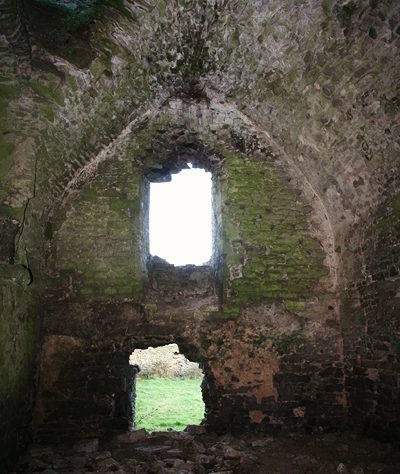 Ballygrennane Castle: Arched ceiling | Joseph Lennon