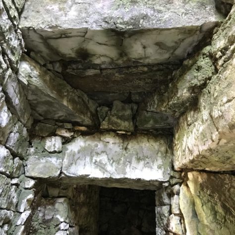 Ballyvoghan Castle: Corbels leading into side-turret | Joseph Lennon