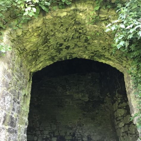 Ballyvoghan Castle: Exterior view of segmental-arched doorway | Joseph Lennon
