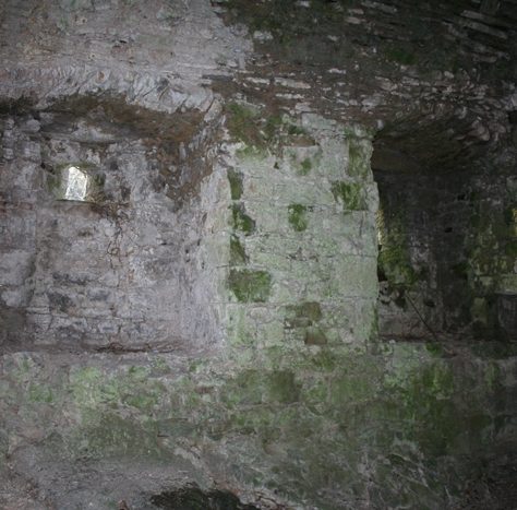 Bolane Castle: Showing one visible gun-loop in the embrasure | Joseph Lennon