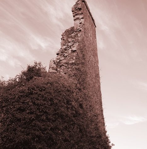 Bolane Castle: Closer view of a destroyed wall | Joseph Lennon