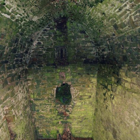 Bruree-Ballynoe Castle: Highlighting the horseshoe-shaped wall (lower and upper section collage) | Joseph Lennon