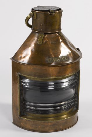 Object No. 90 Lamp from 'River Clyde', 1915 | National Museum of Ireland - Decorative Arts and History