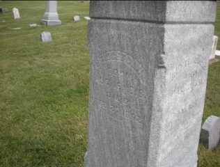 Bridget and Austin's shared grave marker in St. Phillip Neri cemetery in Michigan | Author Personal Collection